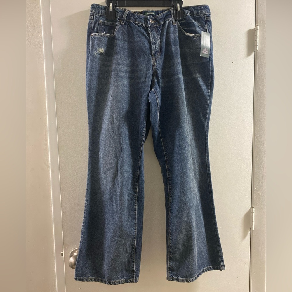 Wild Fable Dark Blue Flare Jeans‎